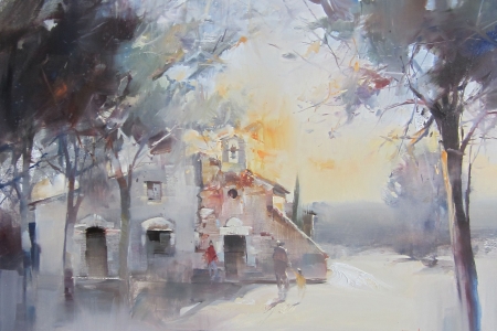 3r premi concurs Pintura ràpida a l'oli 2016