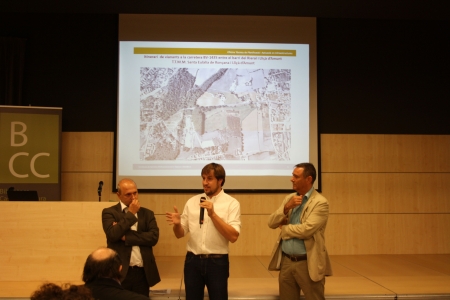 Fàbrega, Bonet i Simón durant la presentació