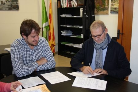 Conveni d'Oncovallès i Ajuntament de Santa Eulàlia