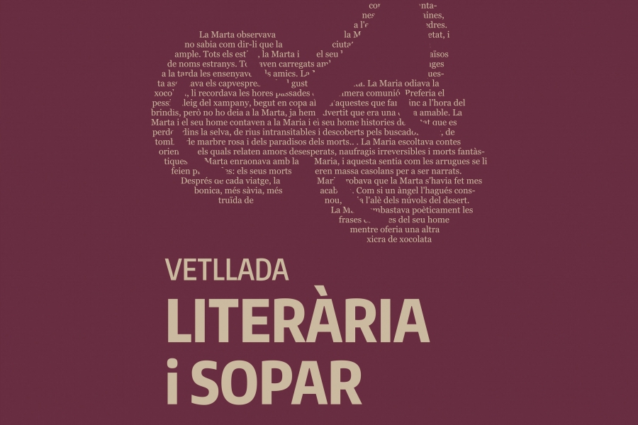 Vetllada literària i sopar