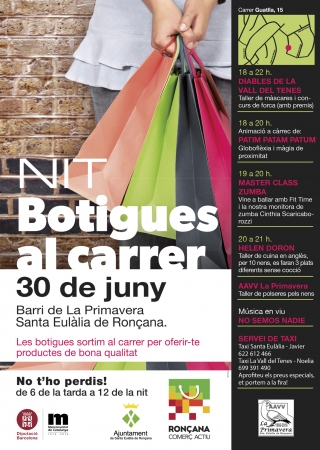 Programa Nit de Botigues al carrer