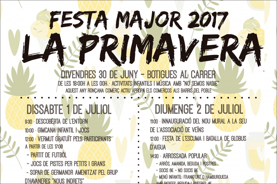 Festa major La Primavera 2017