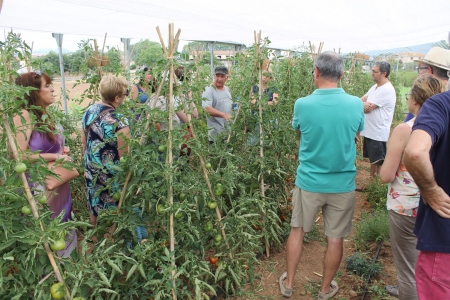 Visita a l'hort de l'Espelt, amb Ricard Alcojor