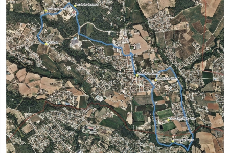 Plànol recorregut Bicicletada 2017