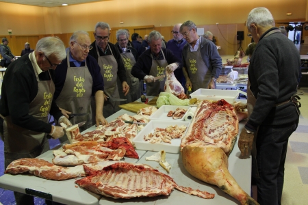 Esquarterant el porc