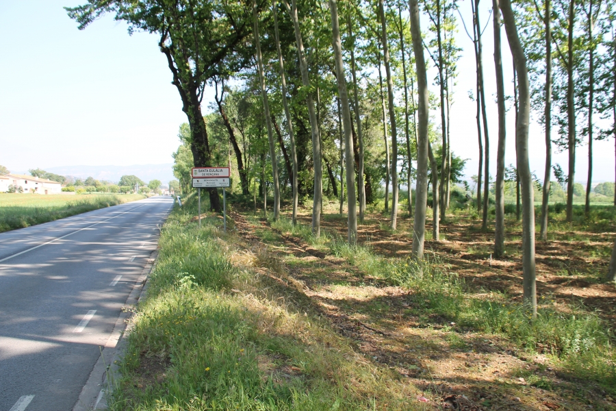 El futur camí de vianants passarà per aquest tram