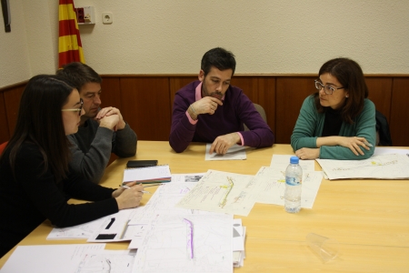 Reunió entre Diputació, AMSA i tècnics municipals de l'Ajuntament