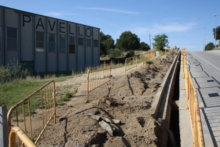 El gas natural arriba fins al Pavelló Poliesportiu