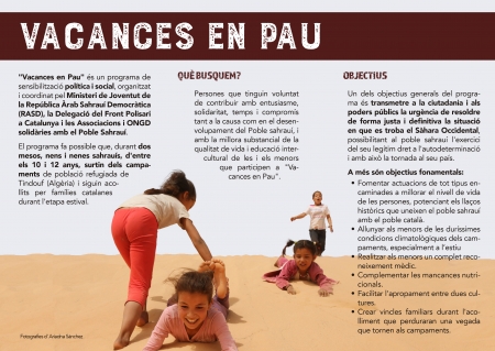 Tríptic Vacances en Pau 2018