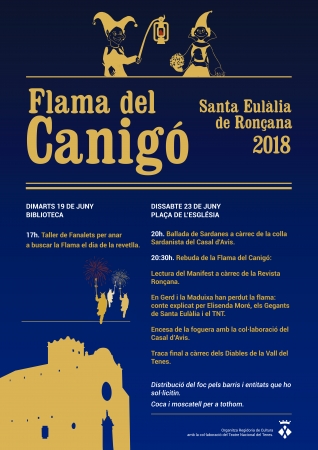 Rebuda Flama del Canigó 2018