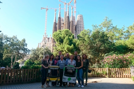 Arribada de la comitiva de participants a Barcelona