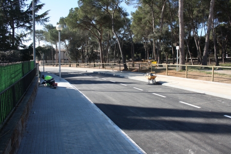 Obres de reforma d'urbanització del carrer del Forn