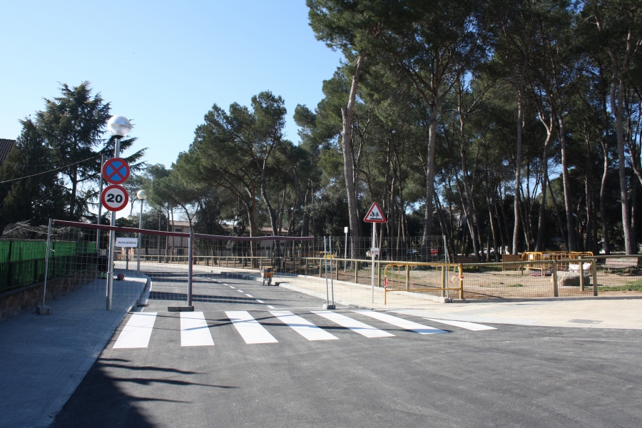 Obres de reforma d'urbanització del carrer del Forn