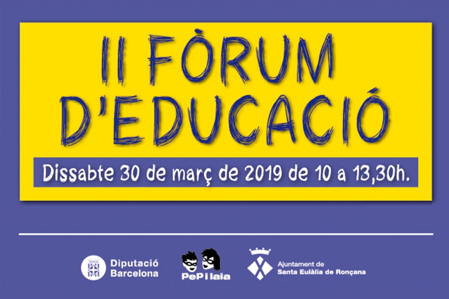 2n Fòrum d'Educació Pep i Laia