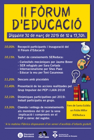 2n Fòrum d'Educació Pep i Laia