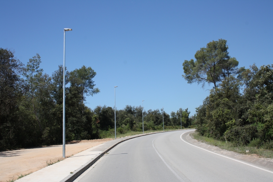 Enllumenat públic al Camí de la Rovira