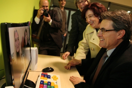El president a l’APINDEP