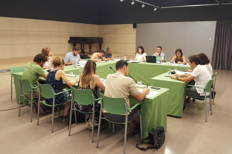 Ple ordinari de dijous passat a la Biblioteca