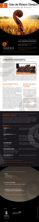 Programa del primer concert